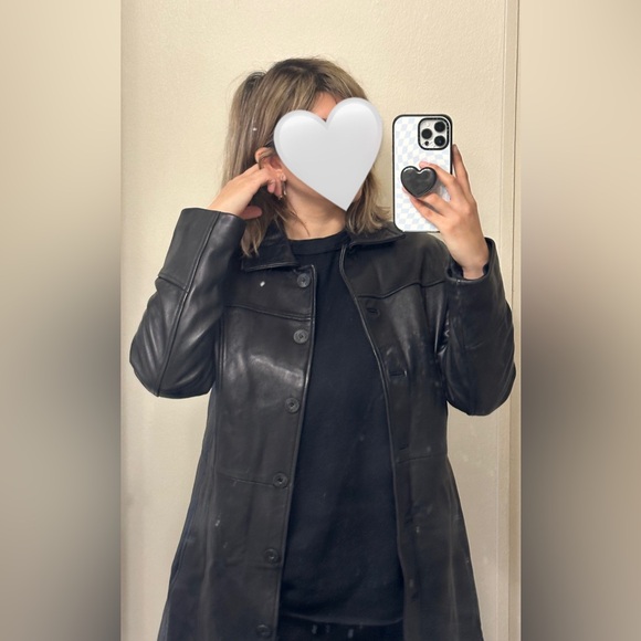 LAMB LEATHER COAT - Picture 5 of 5